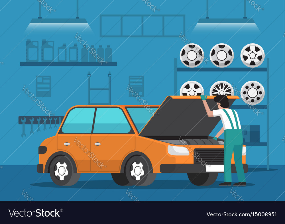 car mechanic design