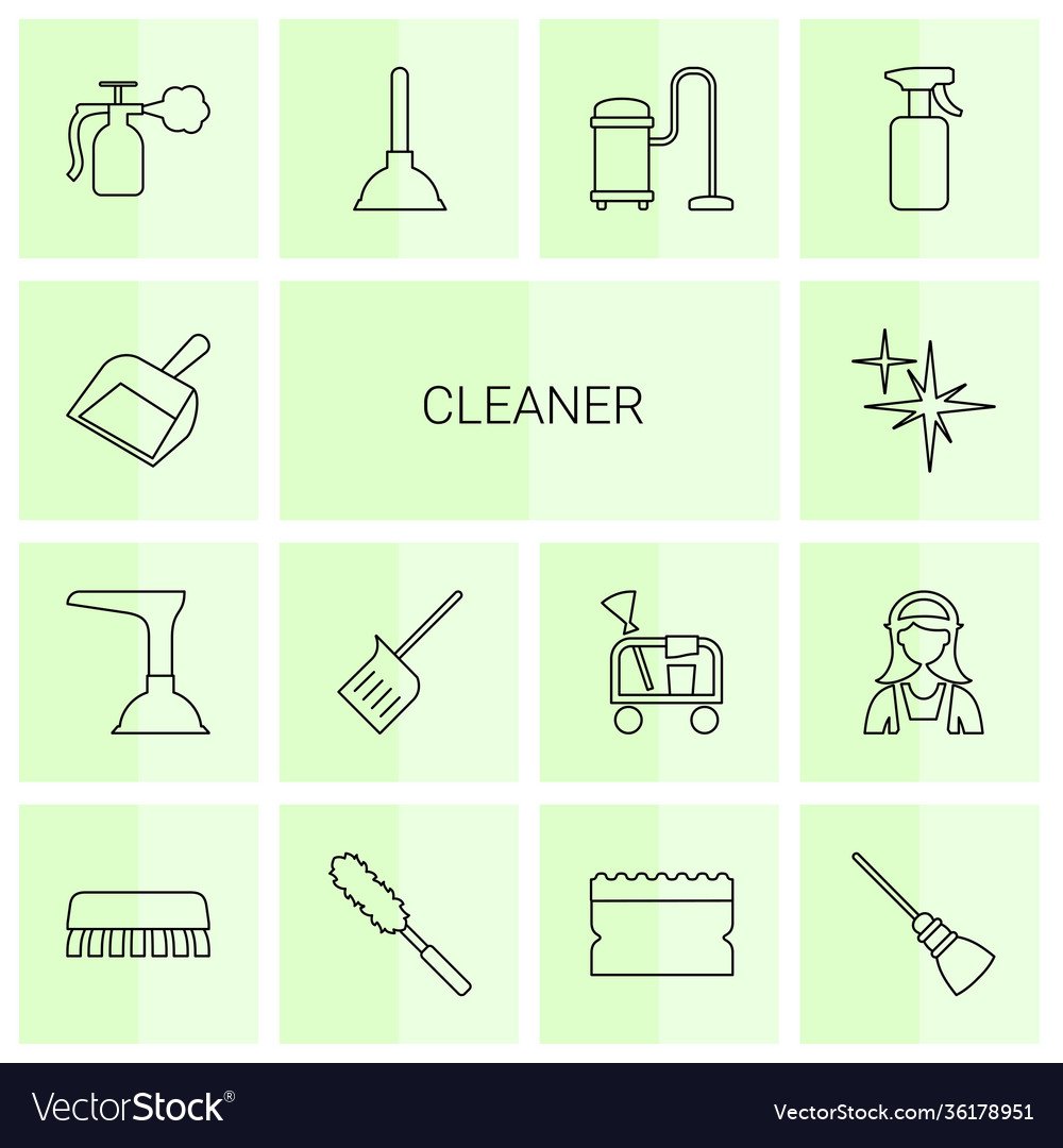 Cleaner icons