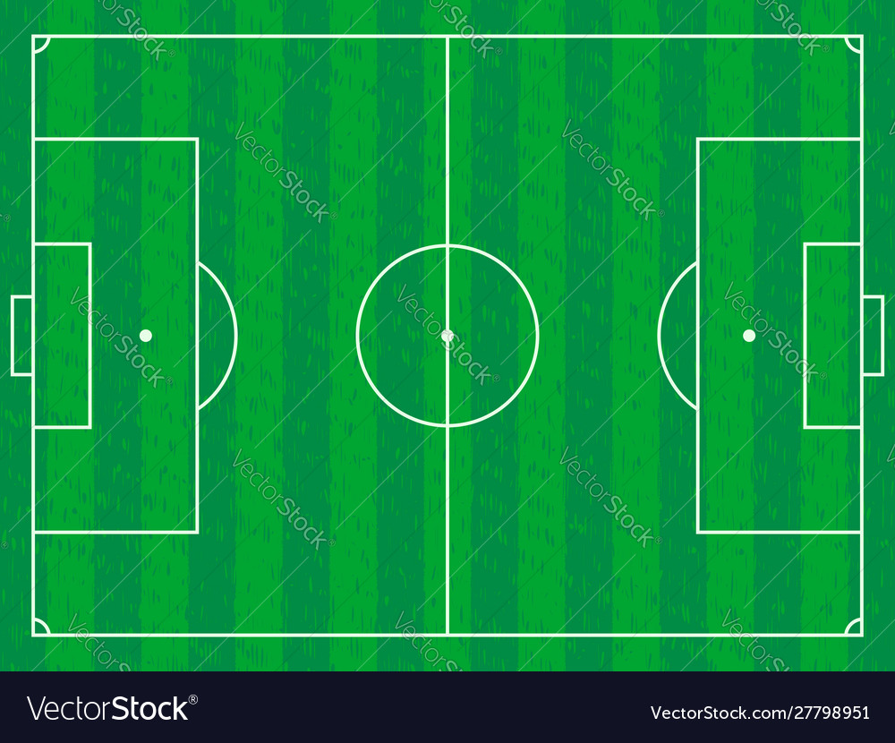 Football field Royalty Free Vector Image - VectorStock