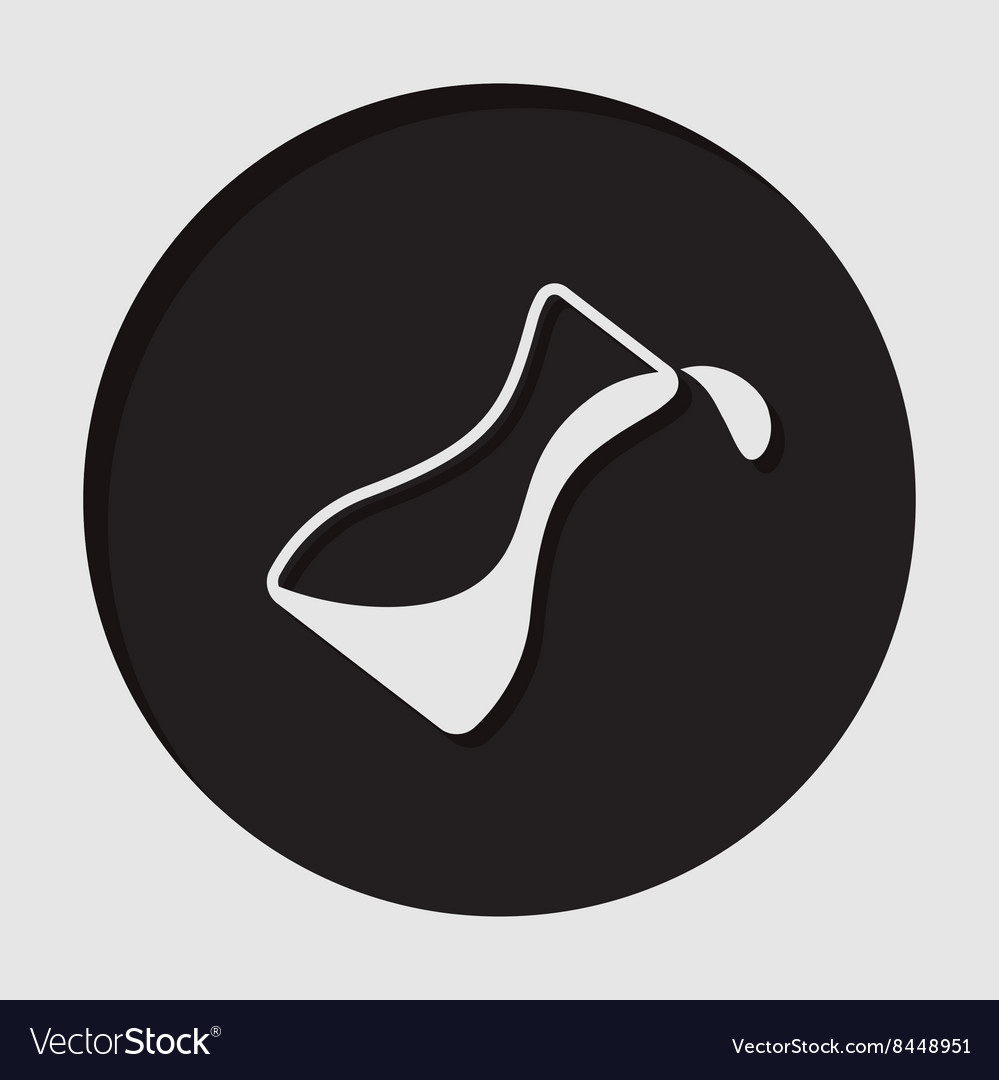 Information icon - flask with a drop