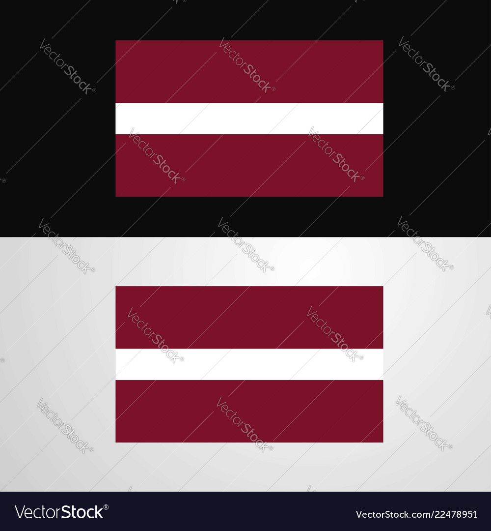 Latvia flag banner design