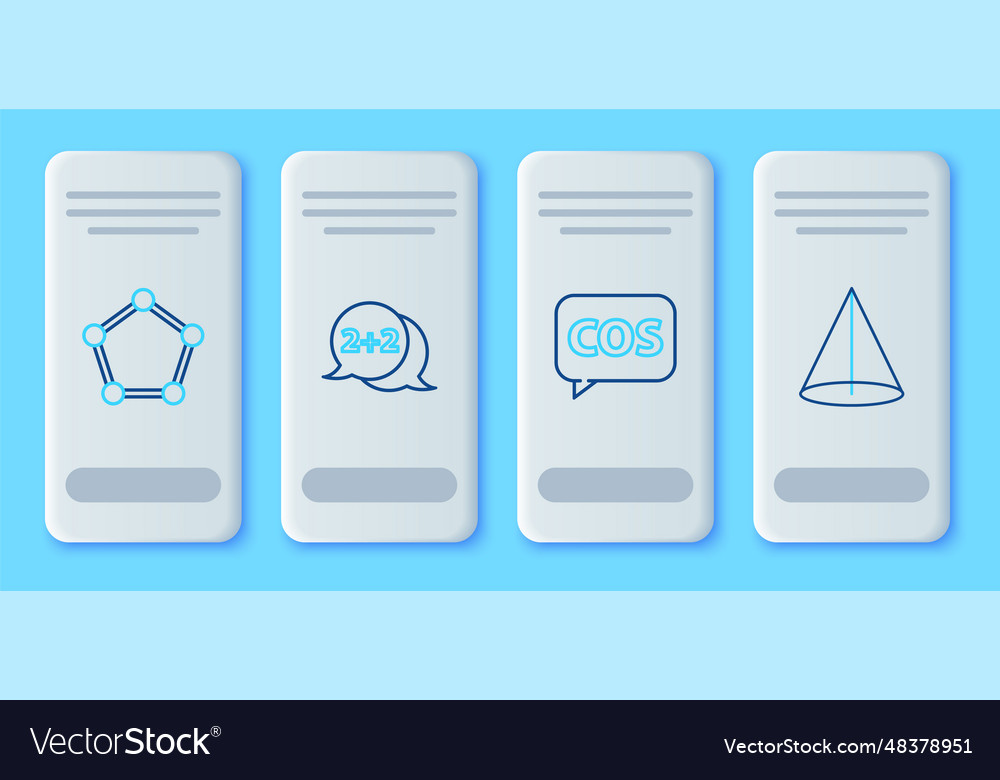 Set line equation solution mathematics function vector image Set line equation solution mathematics function