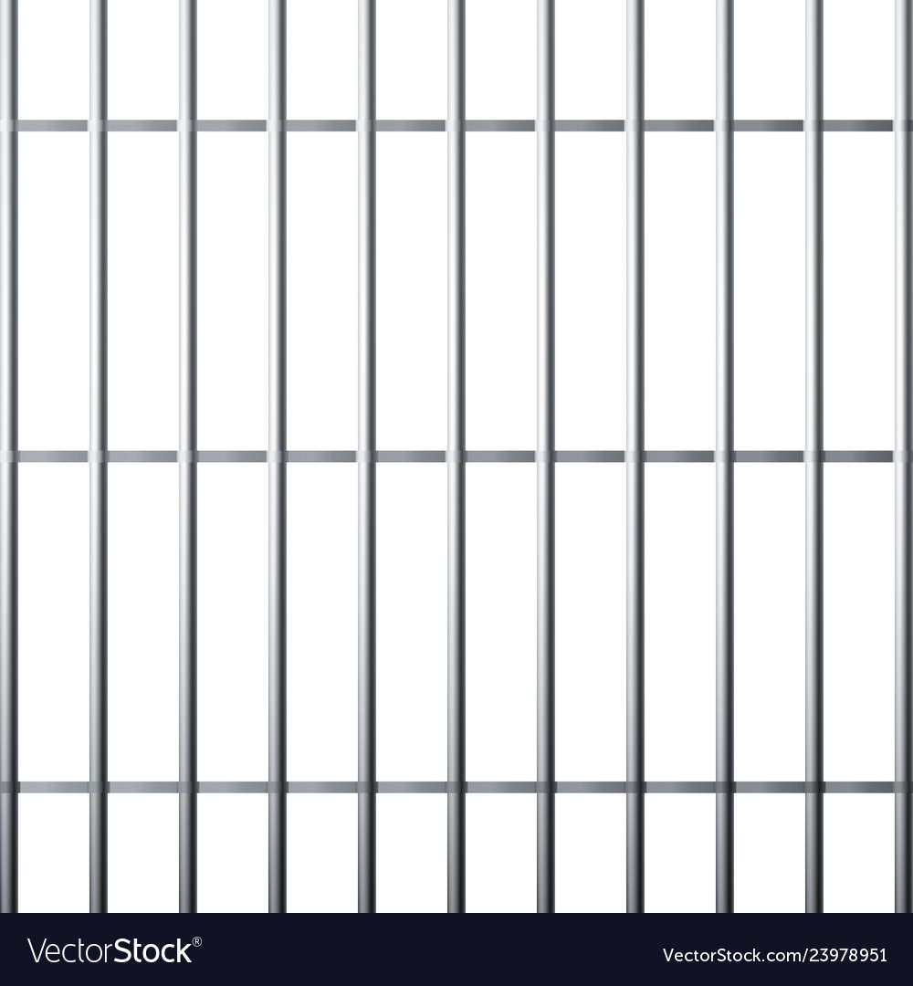 Silhouette prison grid metallic cage isolated Vector Image