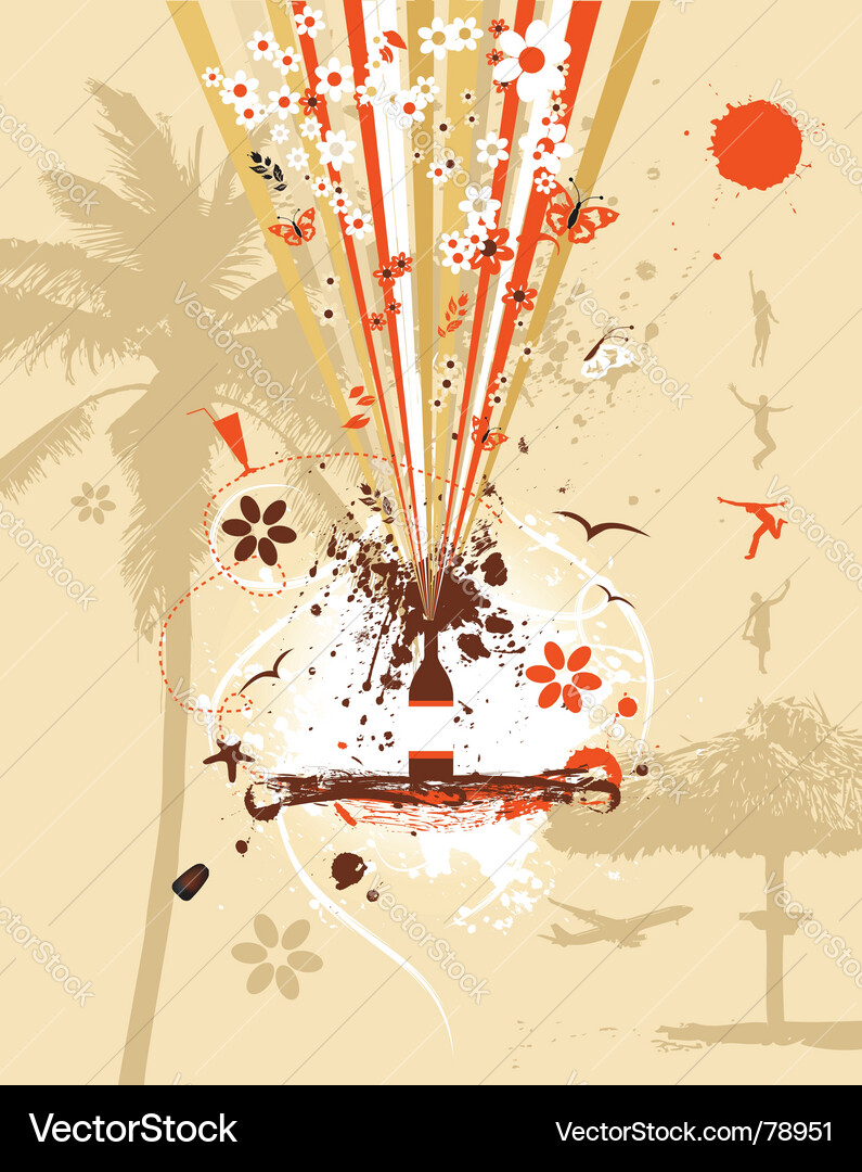 Summer holiday Royalty Free Vector Image - VectorStock