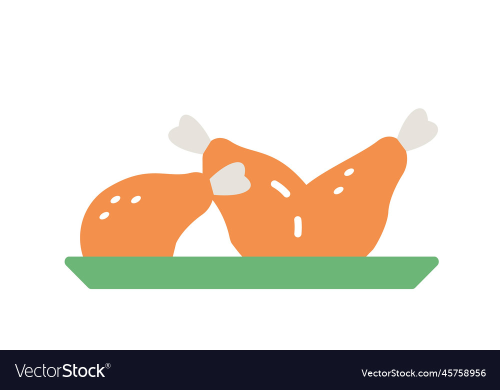 Chick Beine Farbe Symbol vector image Chick Beine Farbe Symbol