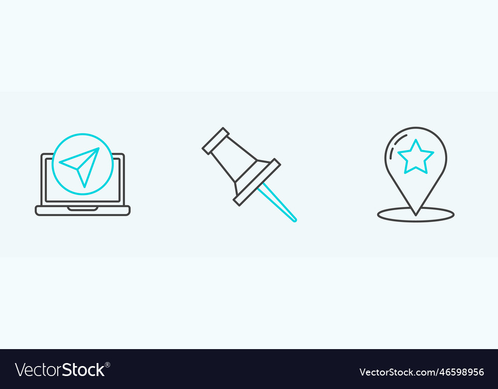 Linienplaner mit Stern Infografik einstellen