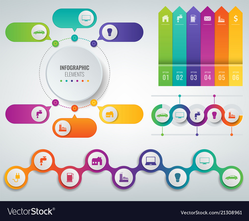 3D Infographics Business Templates