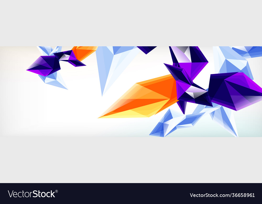 3d triangles and pyramids abstract vector image 3d triangles and pyramids abstract