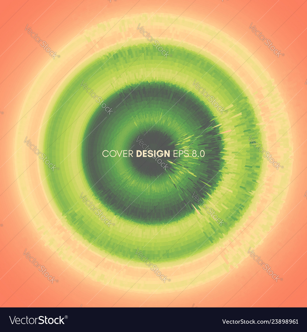 Abstract circular background with dynamic rays Vector Image Abstract circular background with dynamic rays