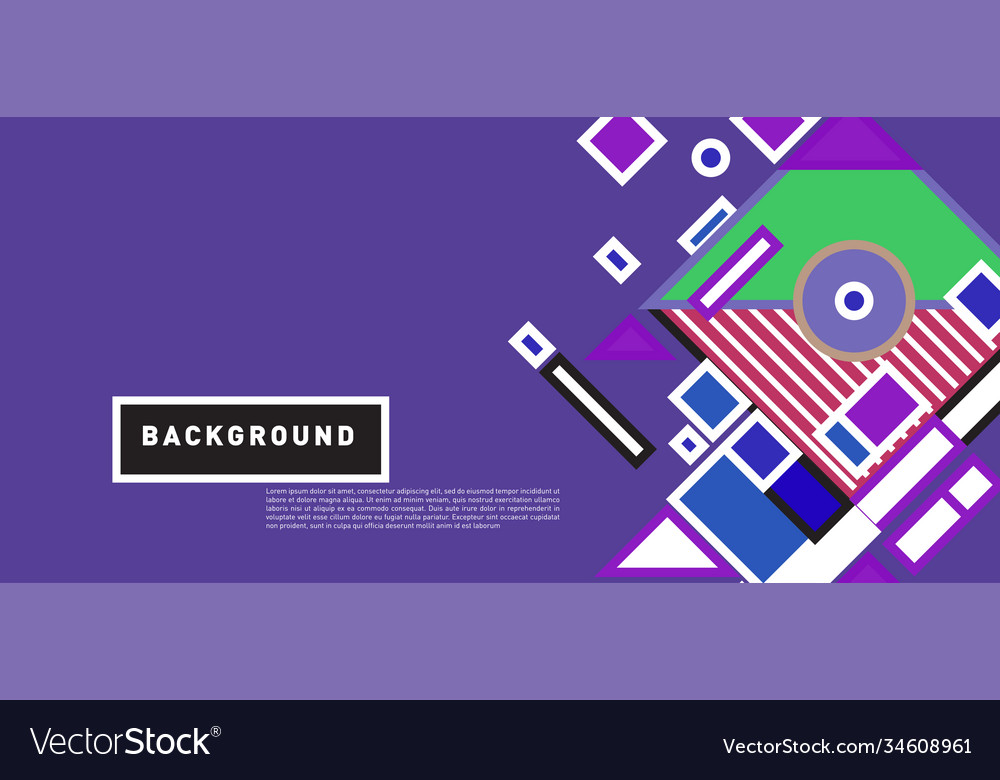 Abstract colorful rectangle background for banner