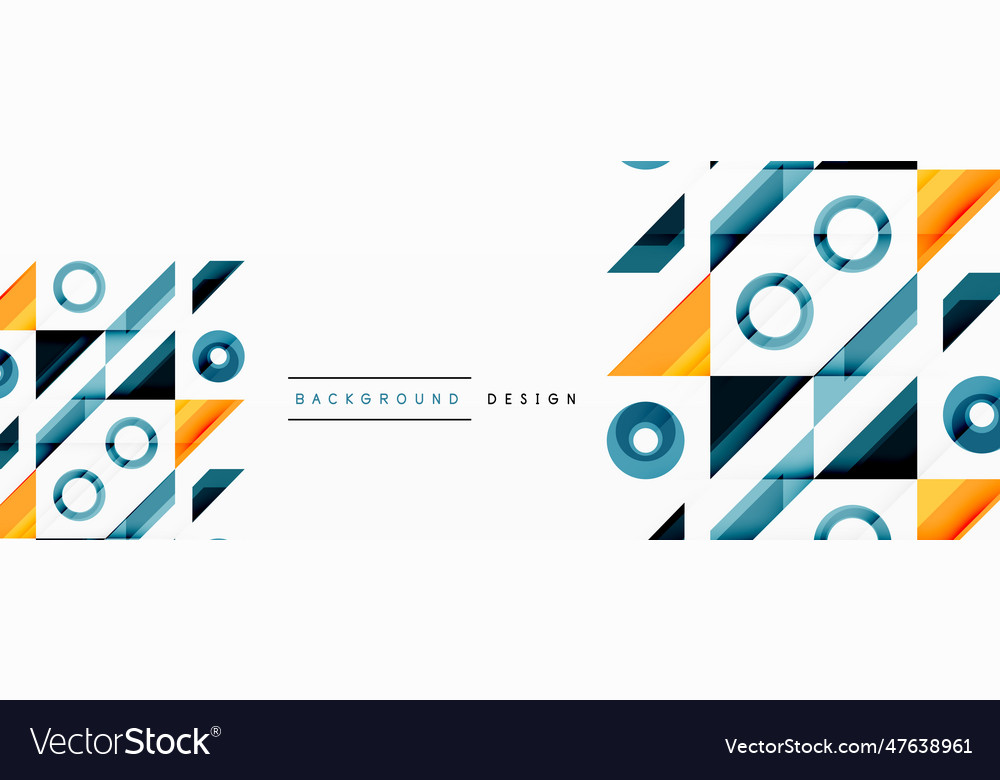 Circle minimal abstract background design