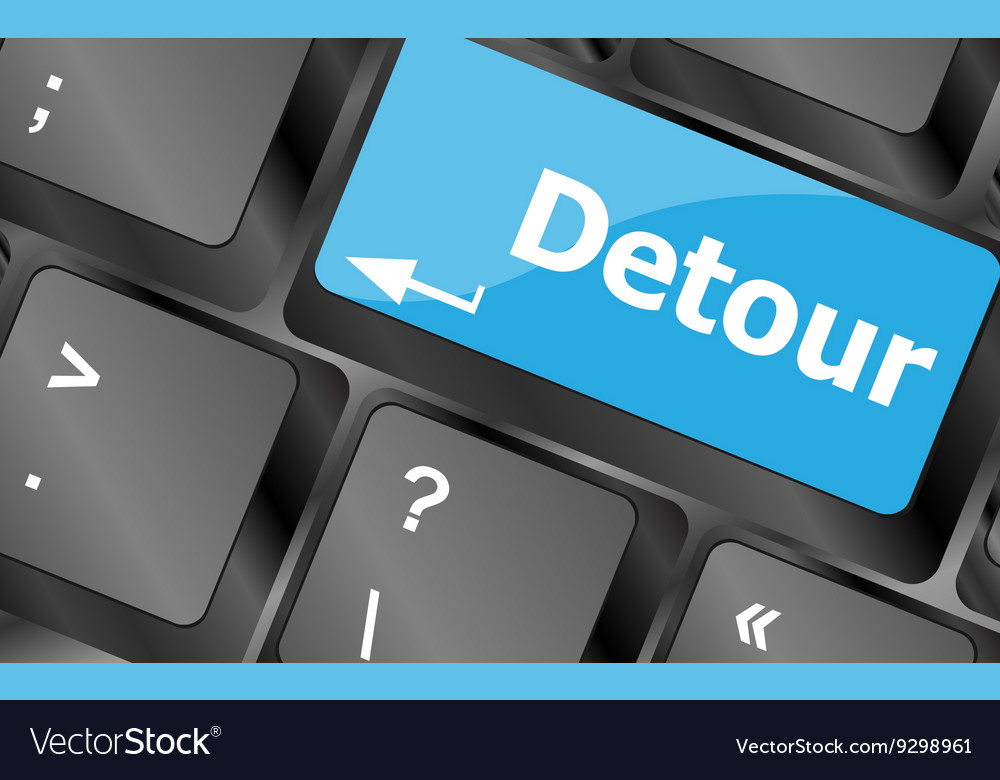 Computer keyboard with detour key - technology