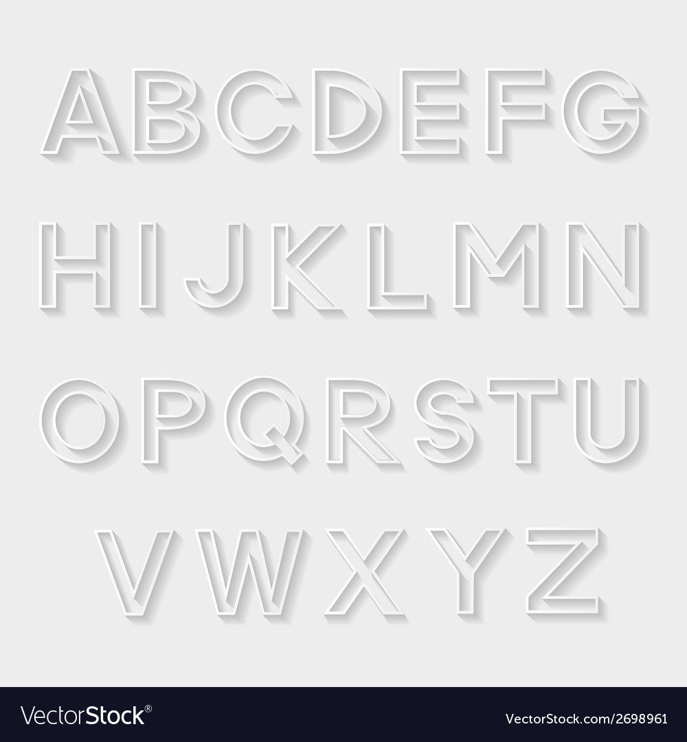 Decorative alphabet