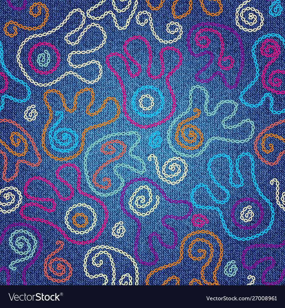 Geometric abstract pattern with a wavy elements