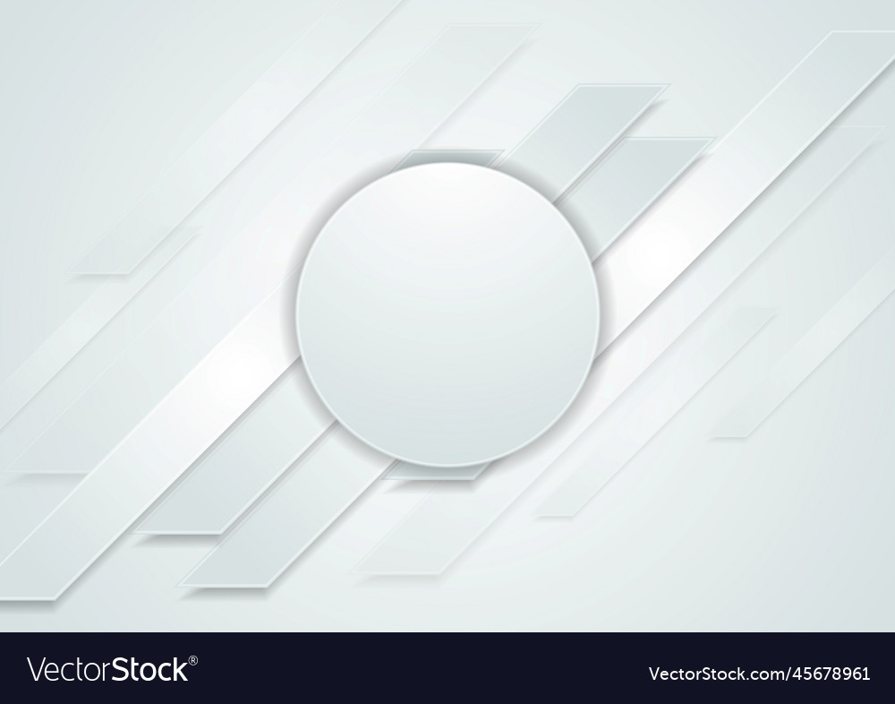 Grey hi-tech abstract background with circle Vector Image Grey hi-tech abstract background with circle