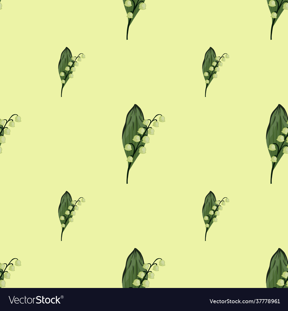 Minimalistic style seamless doodle pattern