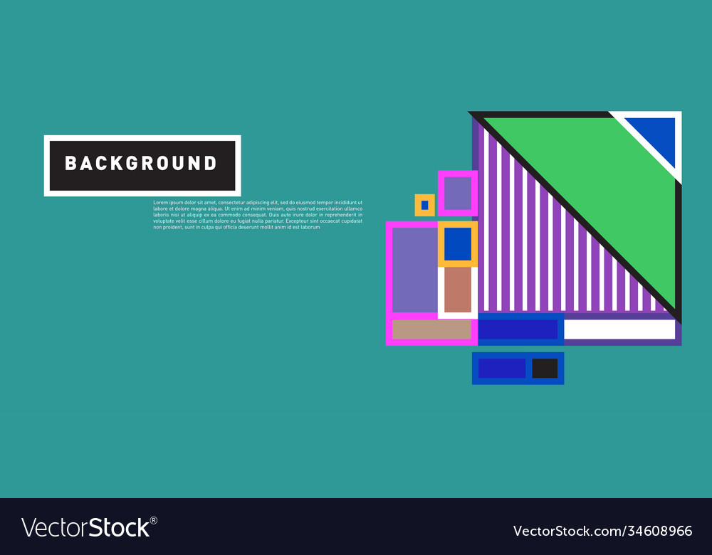 Abstract colorful rectangle background for banner