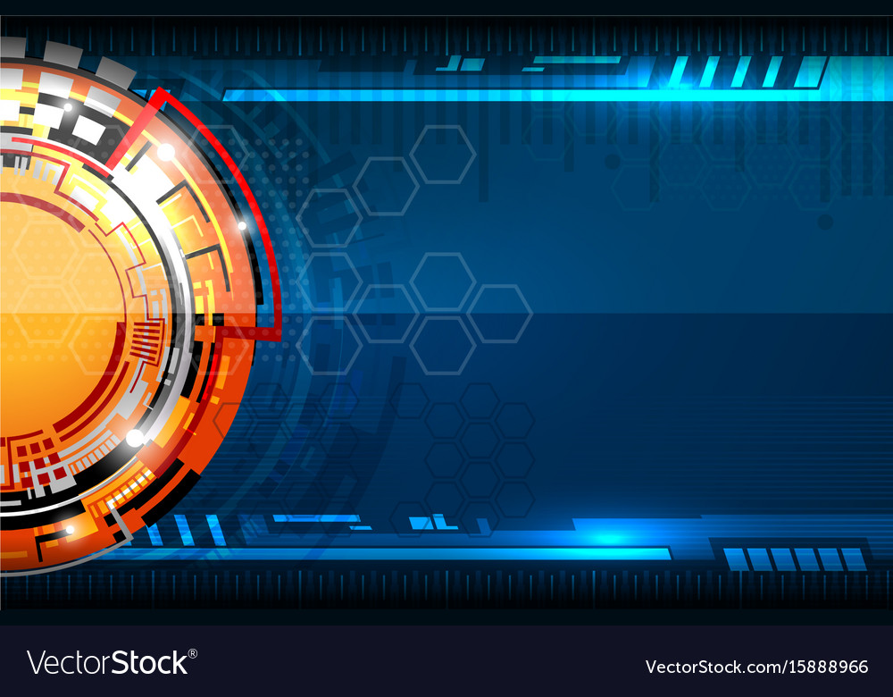 Abstract Tech Circles Background