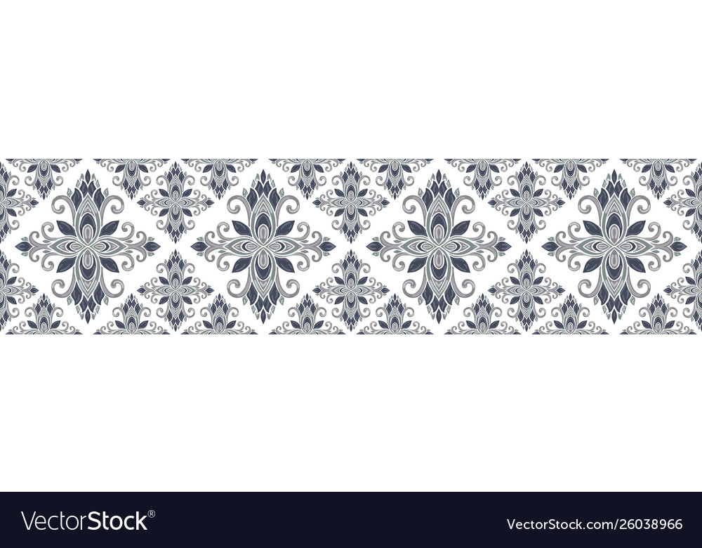 Azulejos tile seamless pattern Royalty Free Vector Image