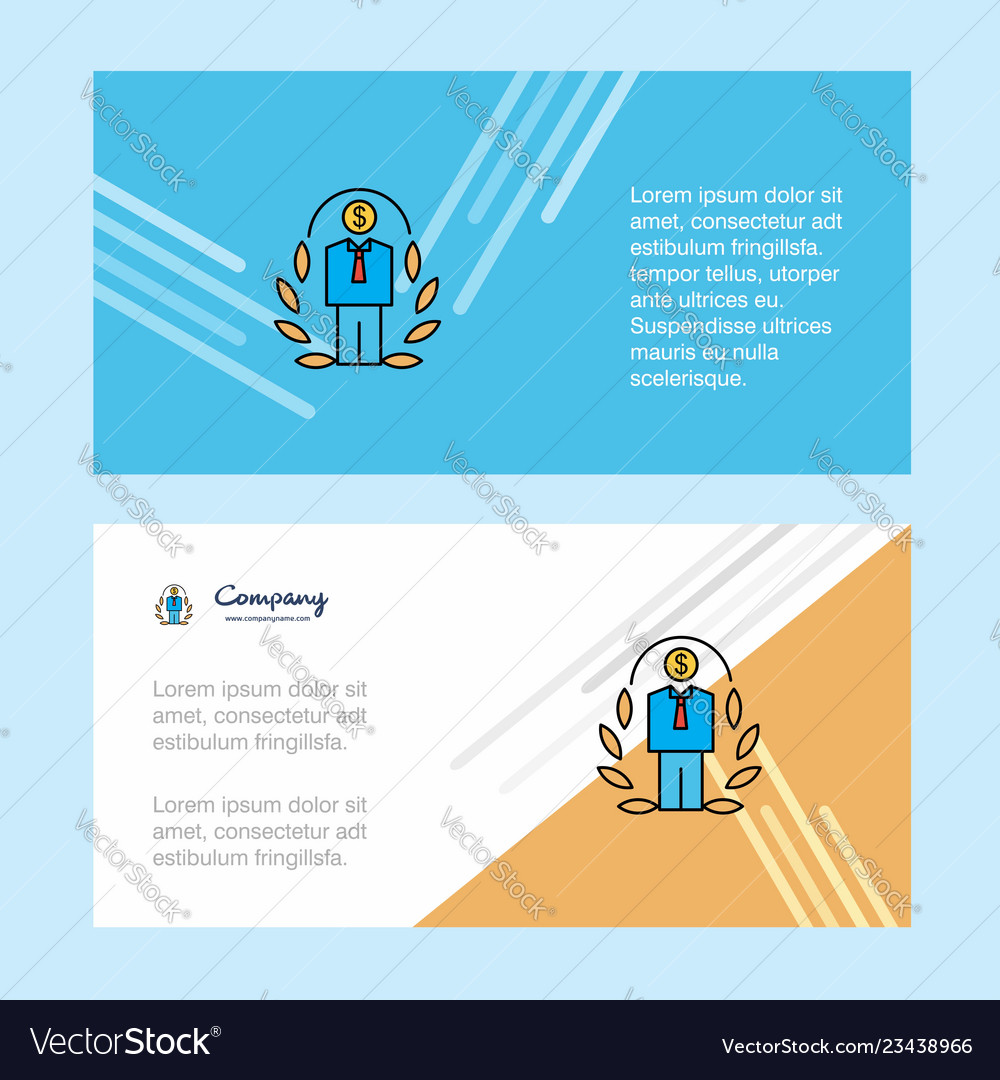 Employee Abstract Corporate Business Banner Vector Image