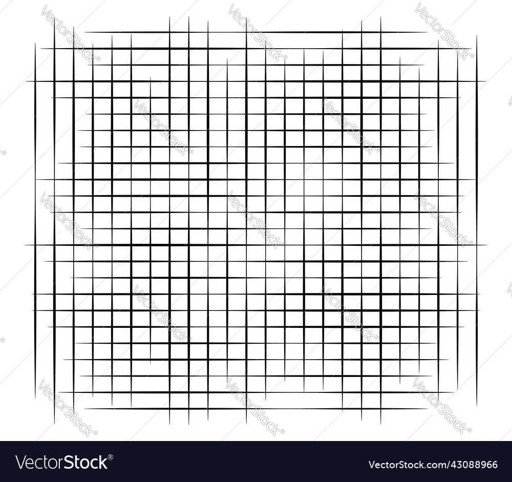 Random grid mesh pattern element