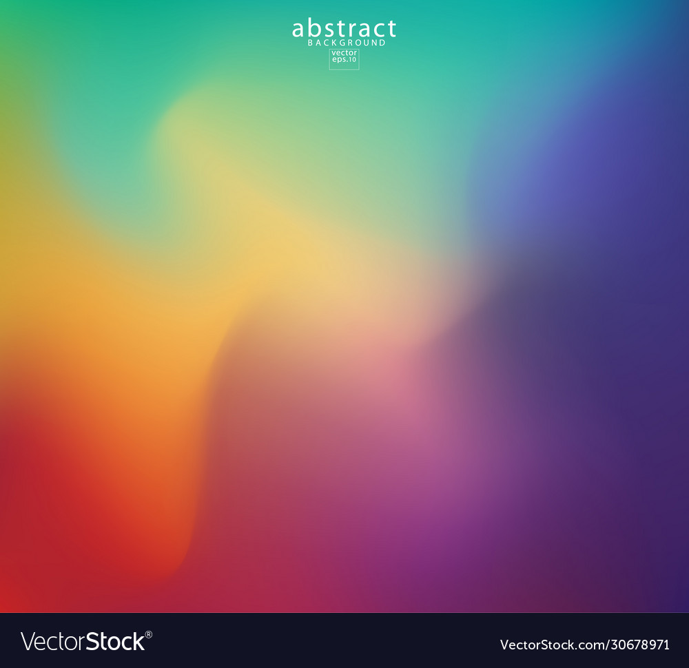 Abstract blurred gradient mesh background bright vector image Abstract blurred gradient mesh background bright