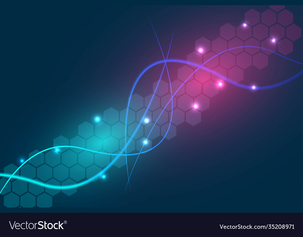 Big data visualization background modern vector image Big data visualization background modern