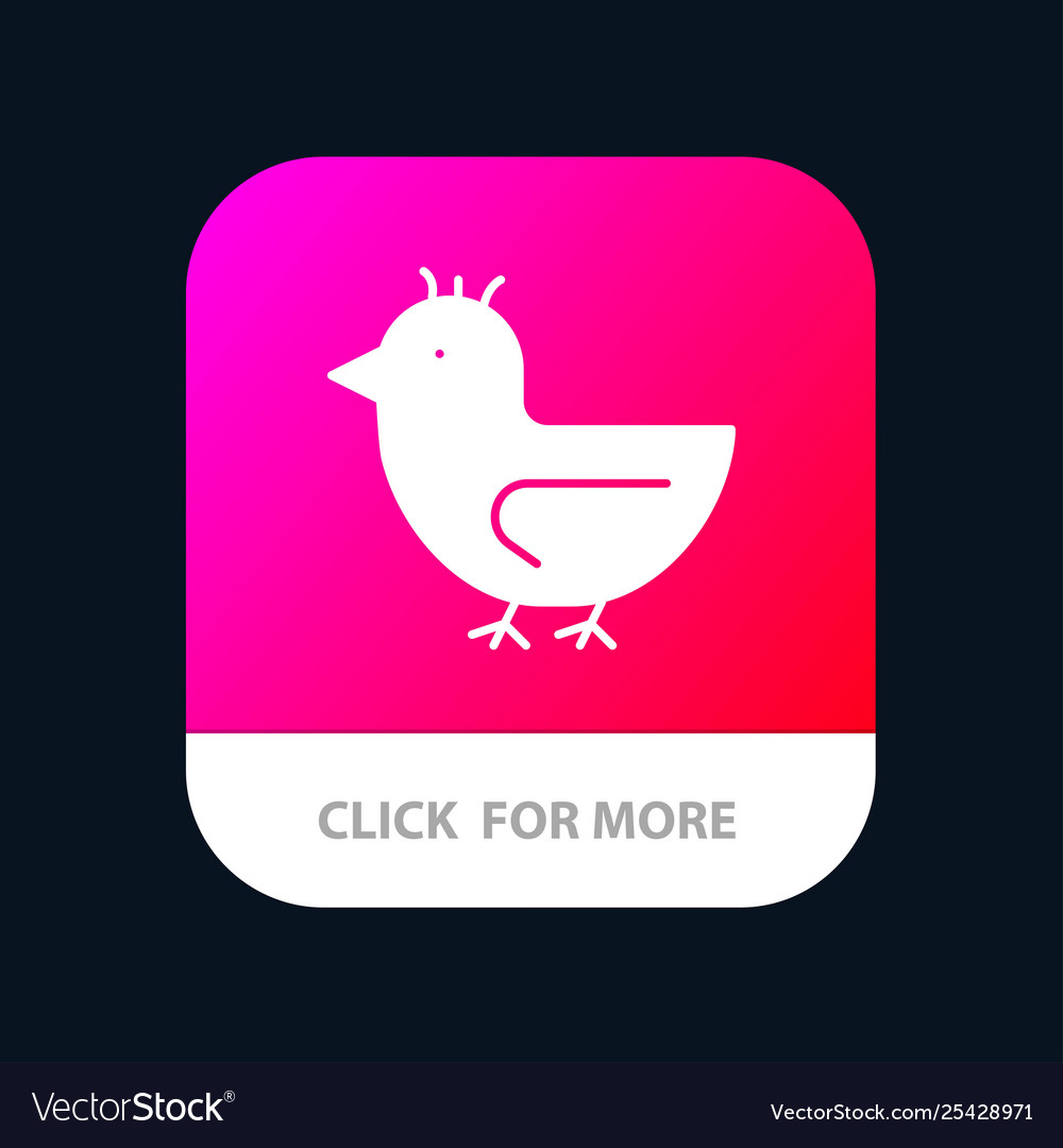 Duck goose swan spring mobile app button android
