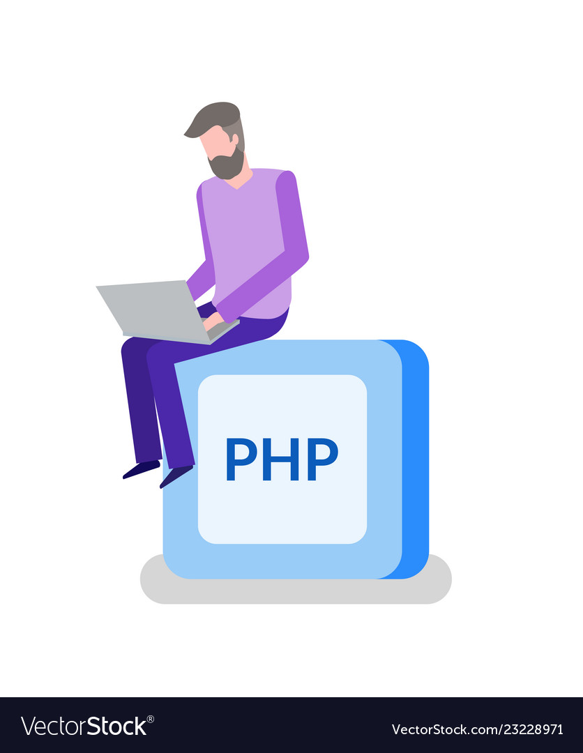 PHP Programmierer Coating Man