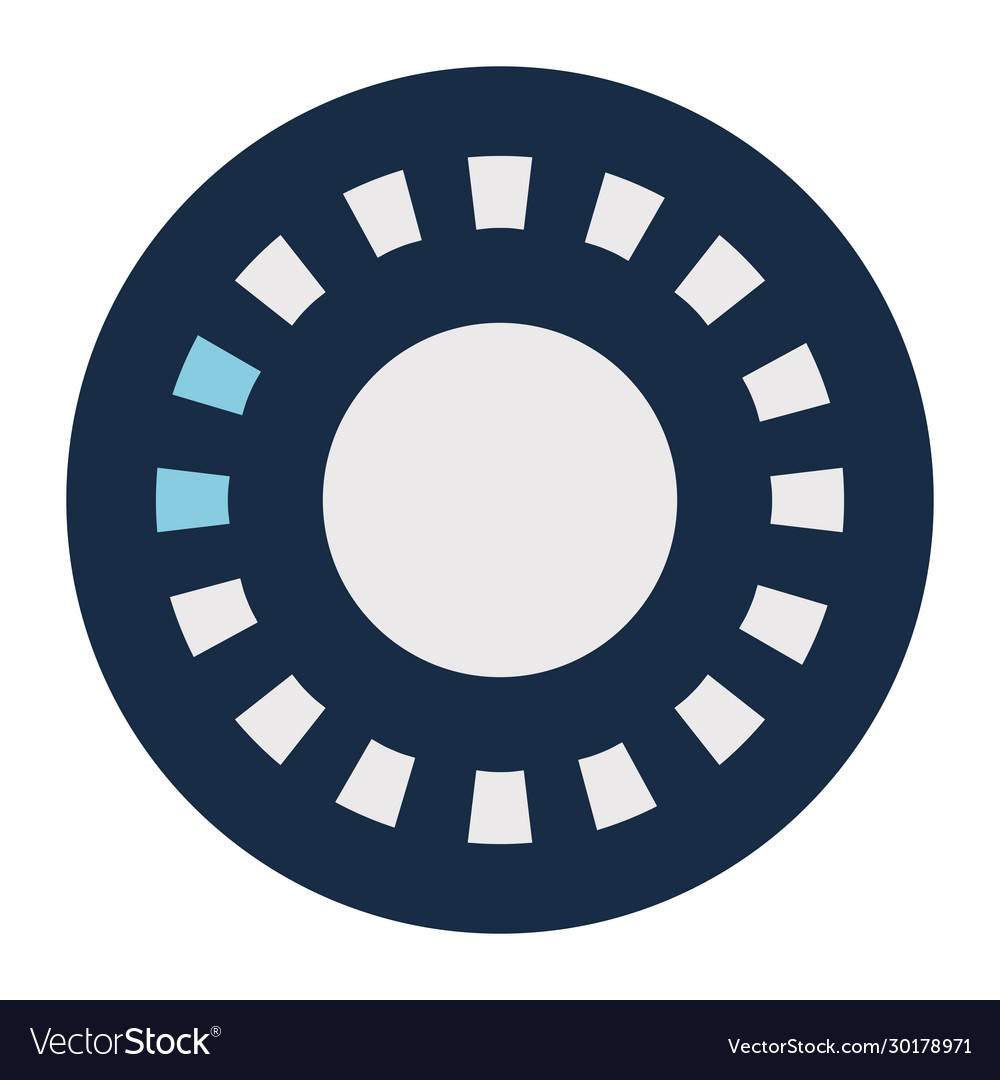 Rectangles loading circle block style icon