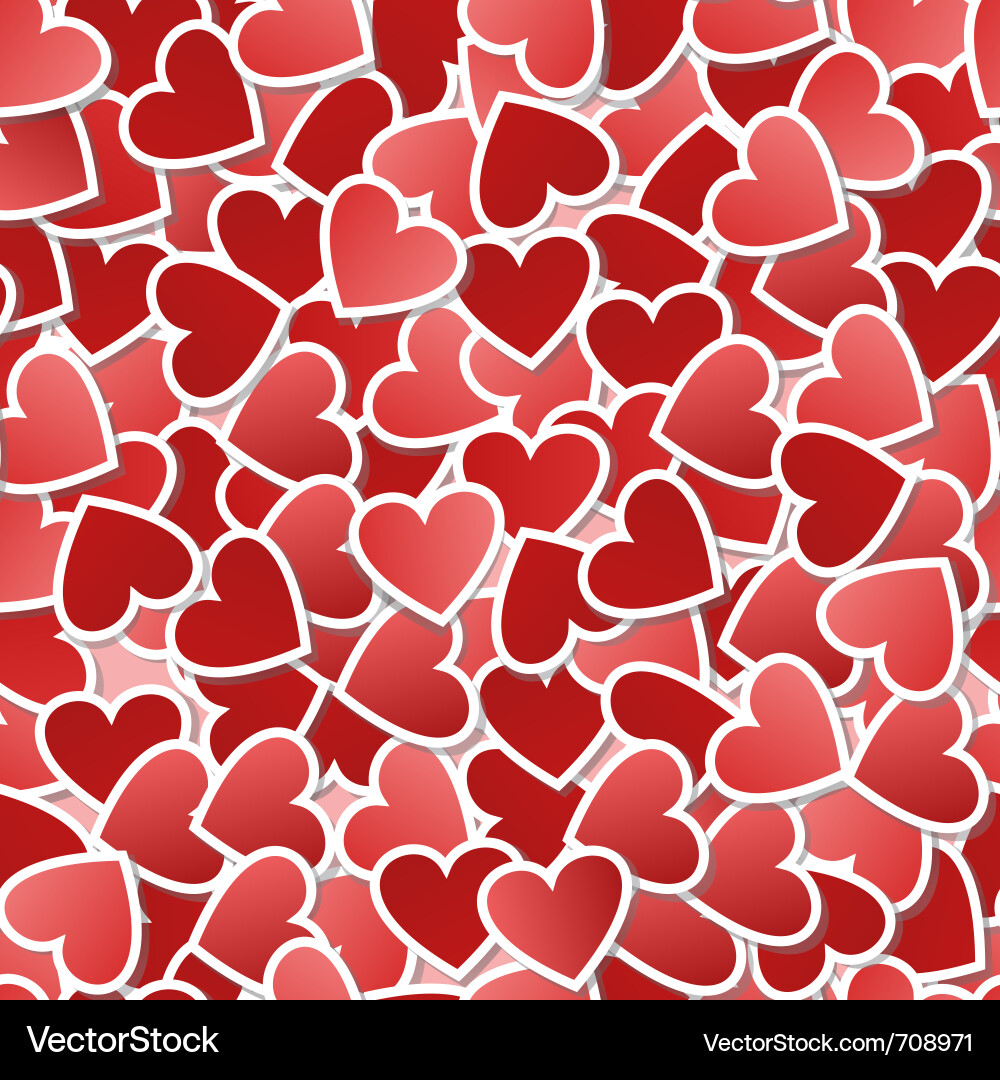 Valentine seamless background Royalty Free Vector Image