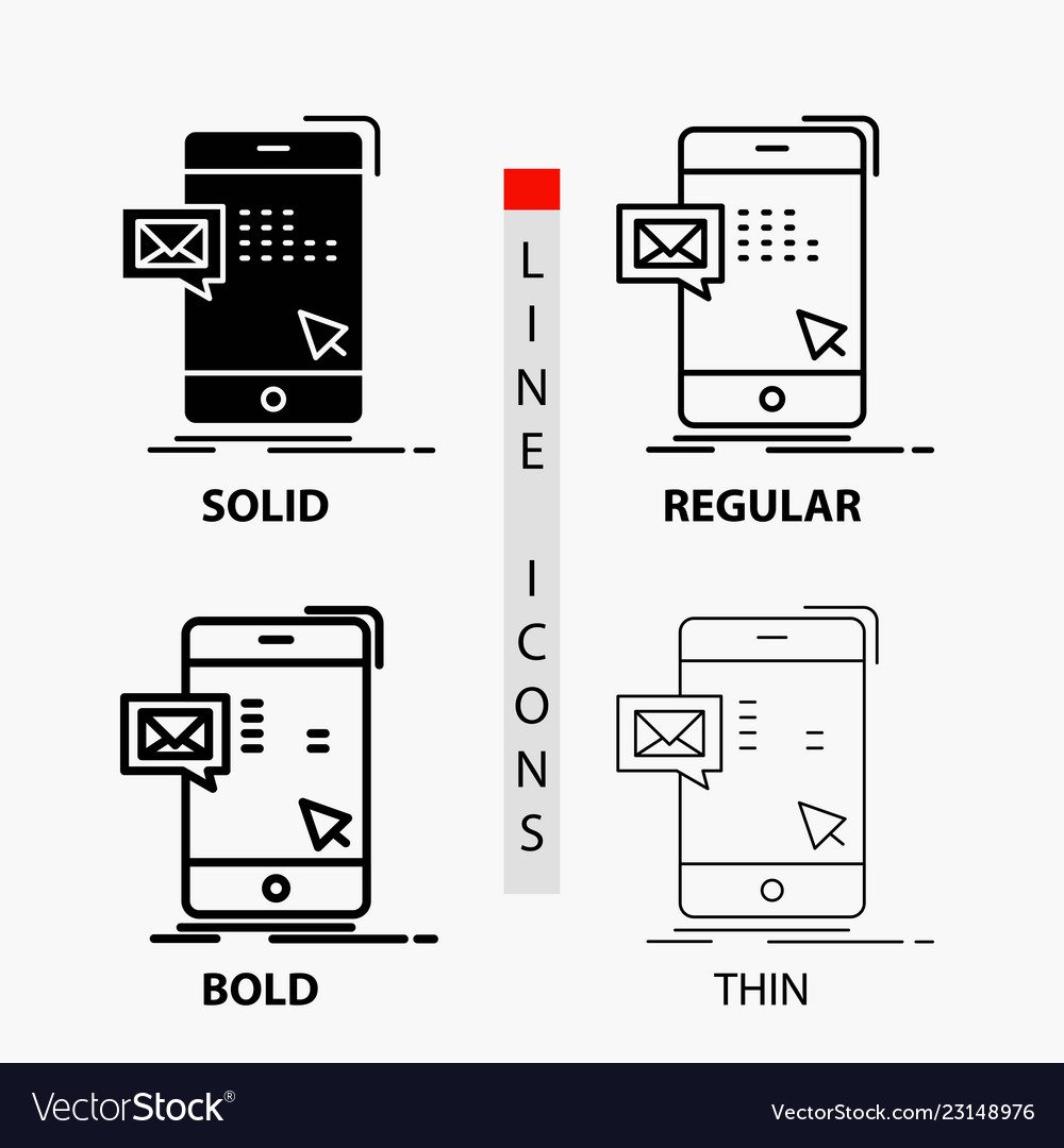 Bulk dialog instant mail message icon in thin vector image Bulk dialog instant mail message icon in thin