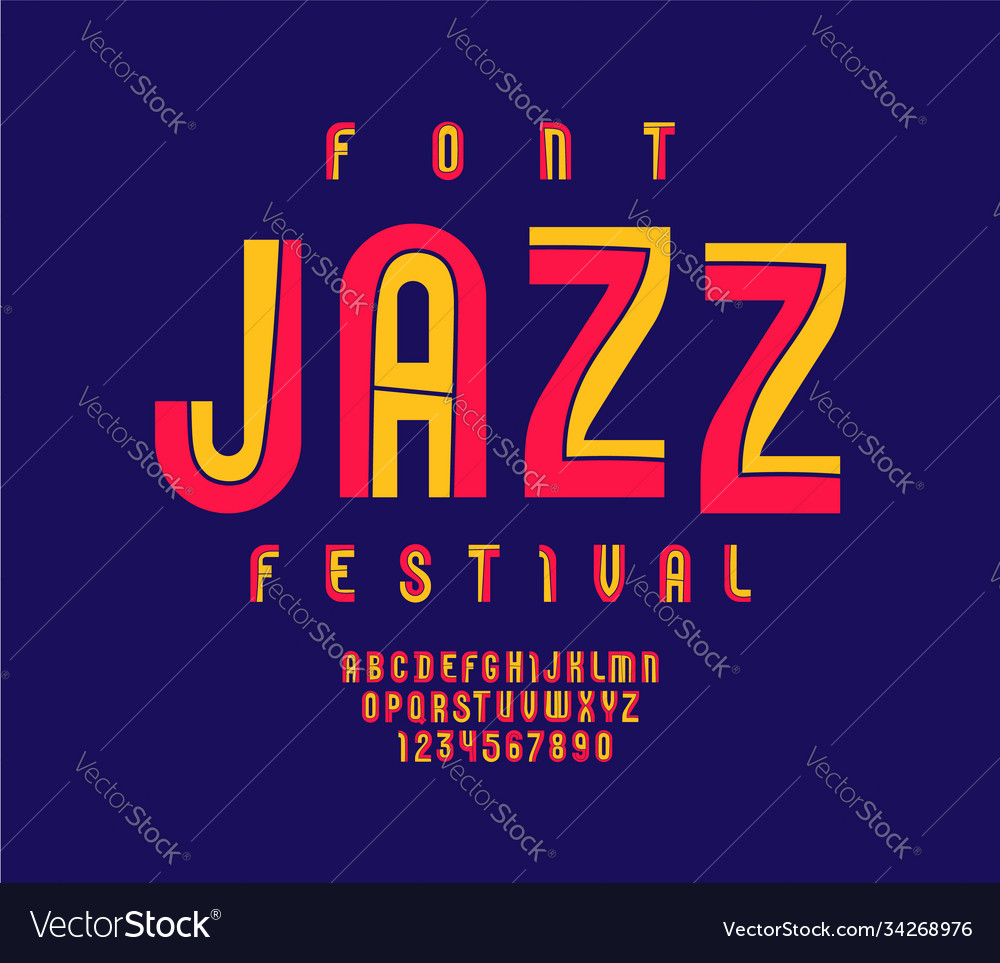 Playful Colorful Alphabet Font