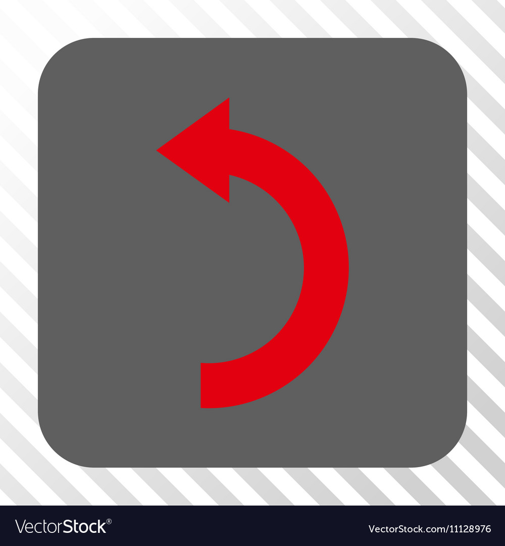 Rotate left rounded square button
