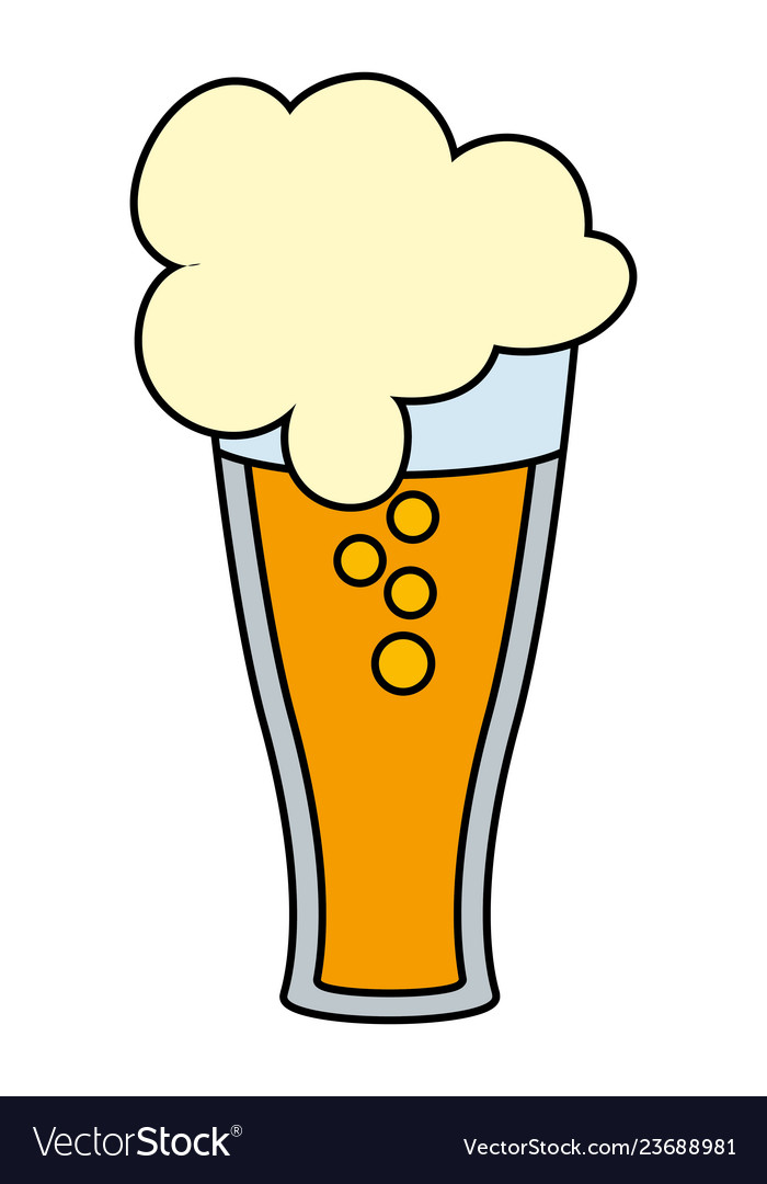 Beer isolated icon