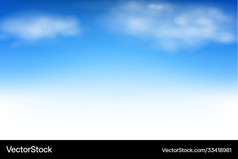 Blue sky and clouds background Royalty Free Vector Image