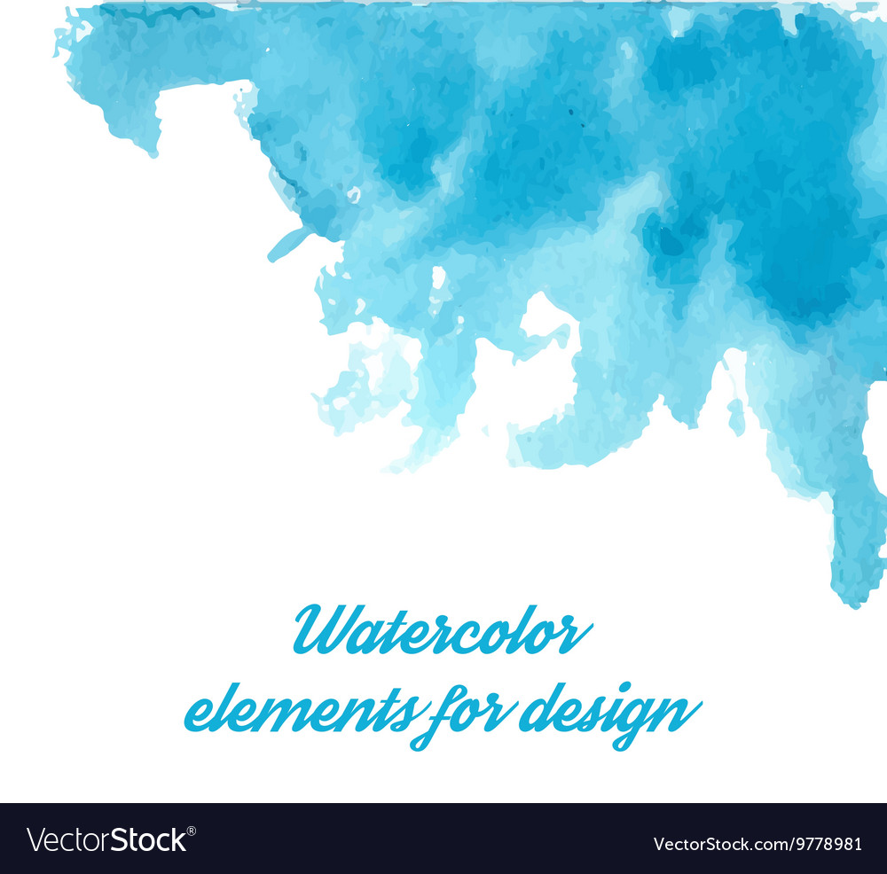 Blue watercolor background for textures