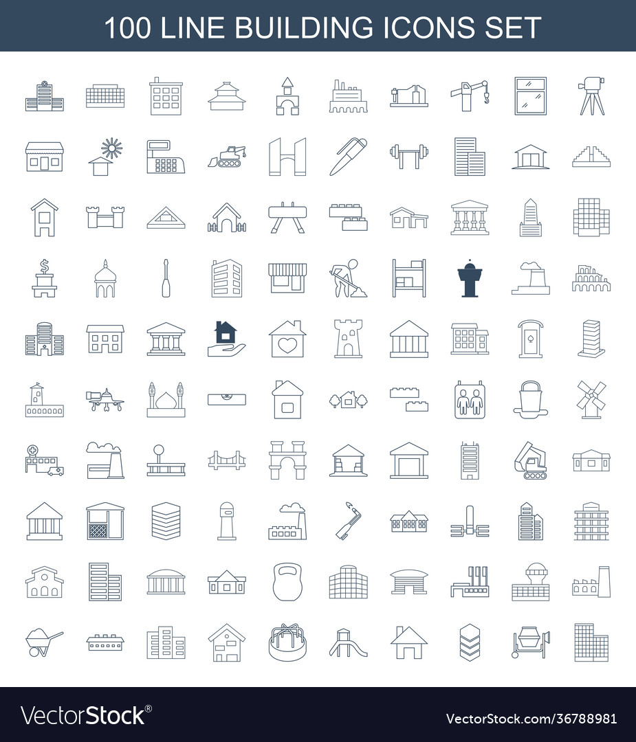 Building icons