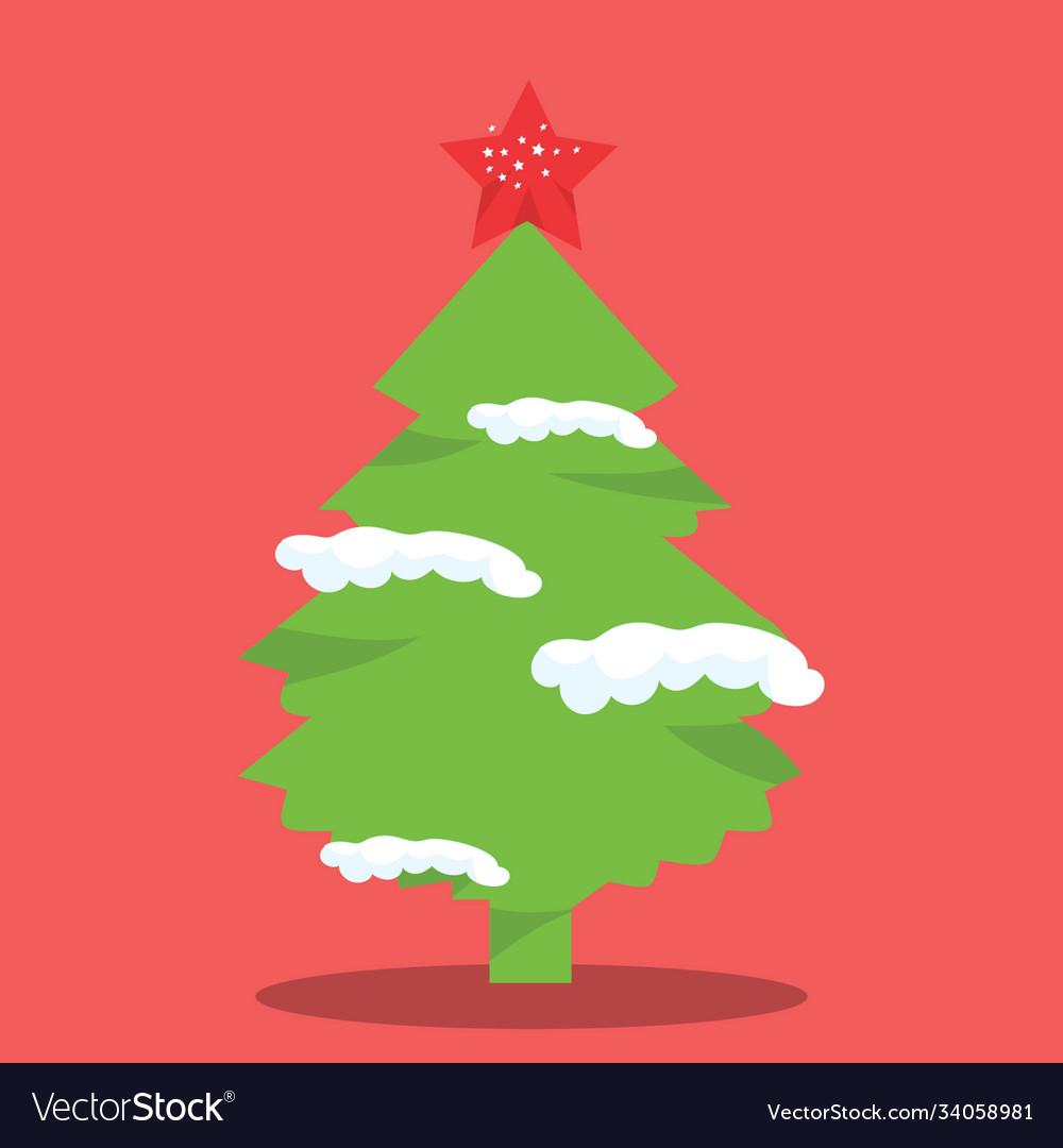 Christmas tree red 09