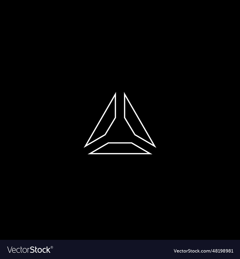 Cyberpunk style triangle target hud reticle