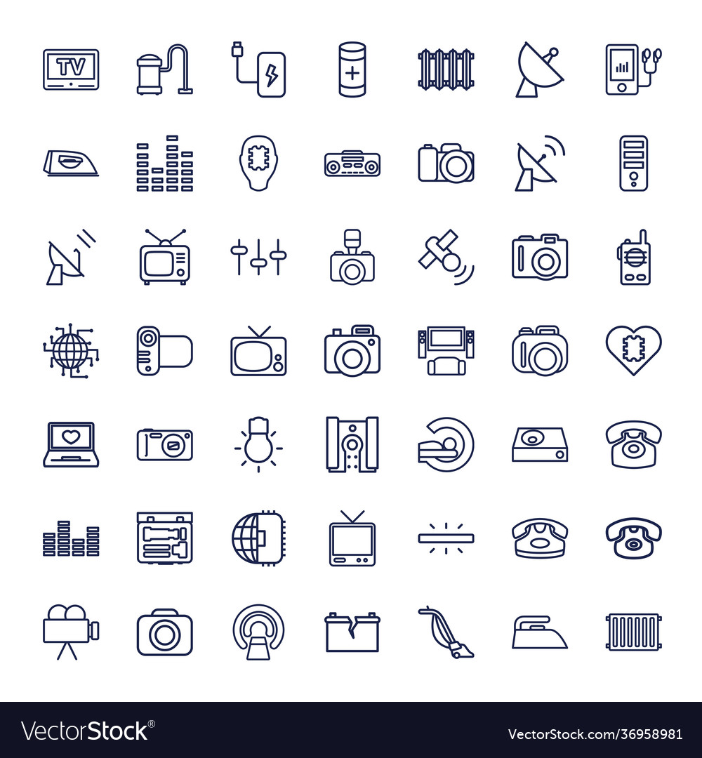 Electronics icons