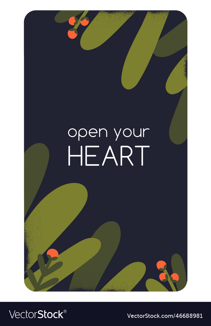 Inspiration card design with inspiring quote