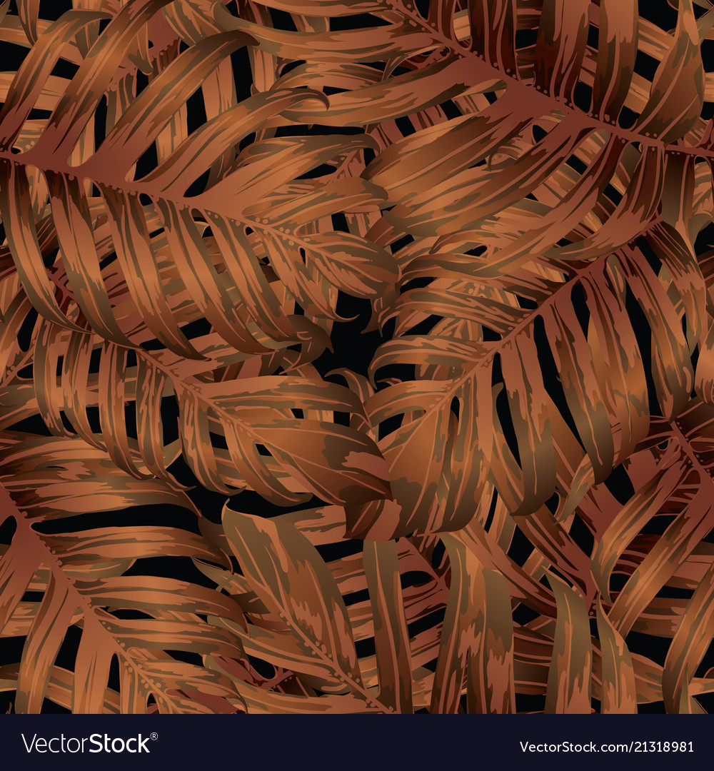 Palm monstera seamless pattern