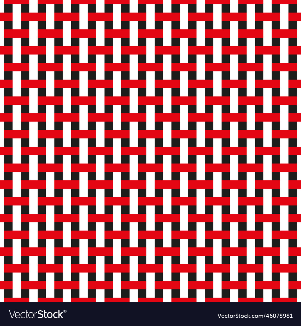 Seamless basket weave abstract background pattern vector image Seamless basket weave abstract background pattern