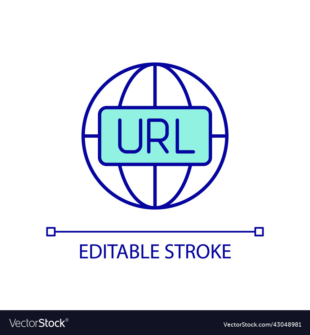 Website url rgb color icon