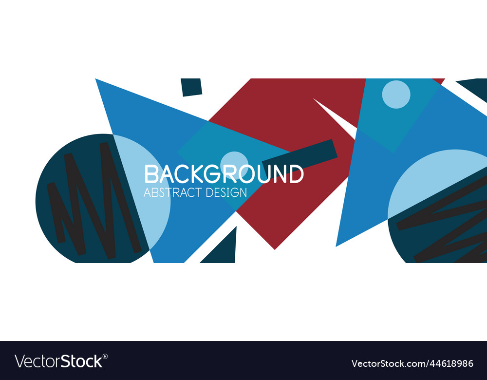 Abstract background with blocks lines geometric Vector Image