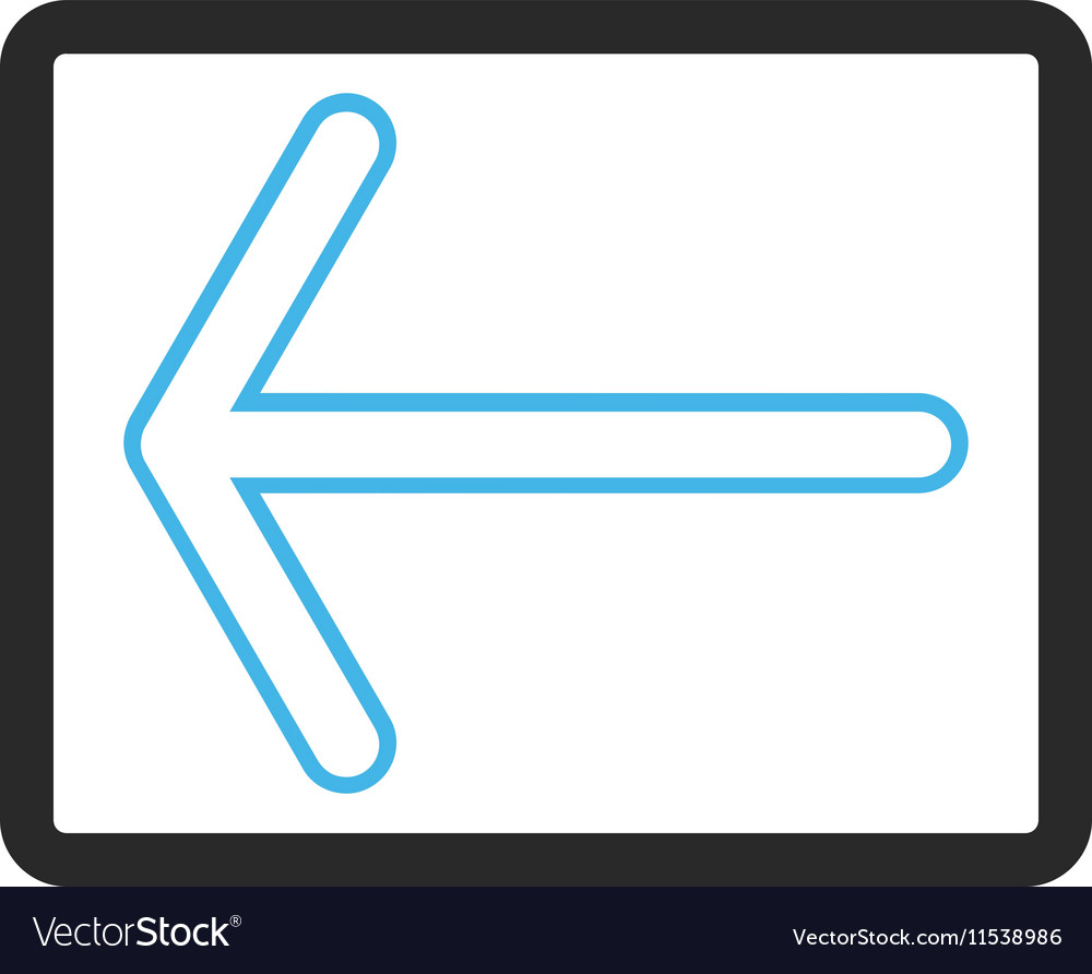 Arrow left framed icon