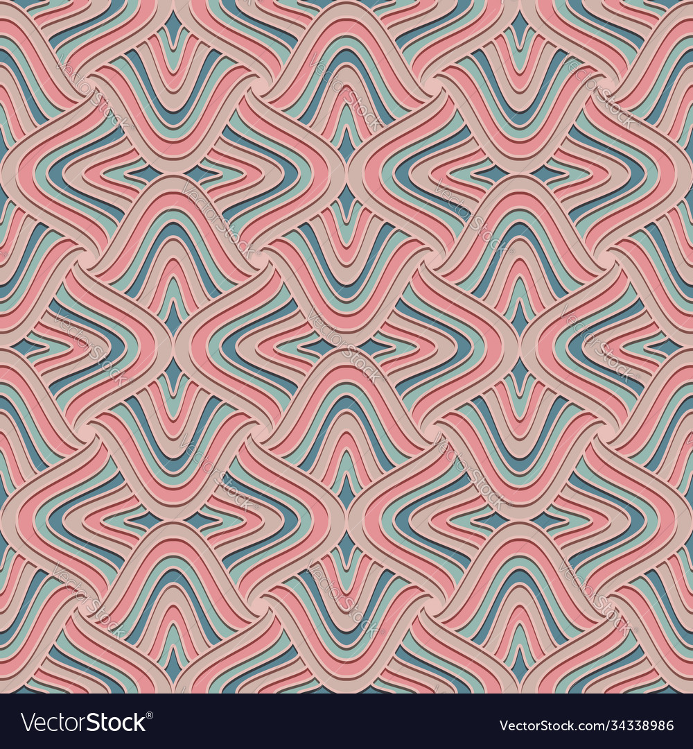 Colored seamless pattern print for fabrics vector image Colored seamless pattern print for fabrics