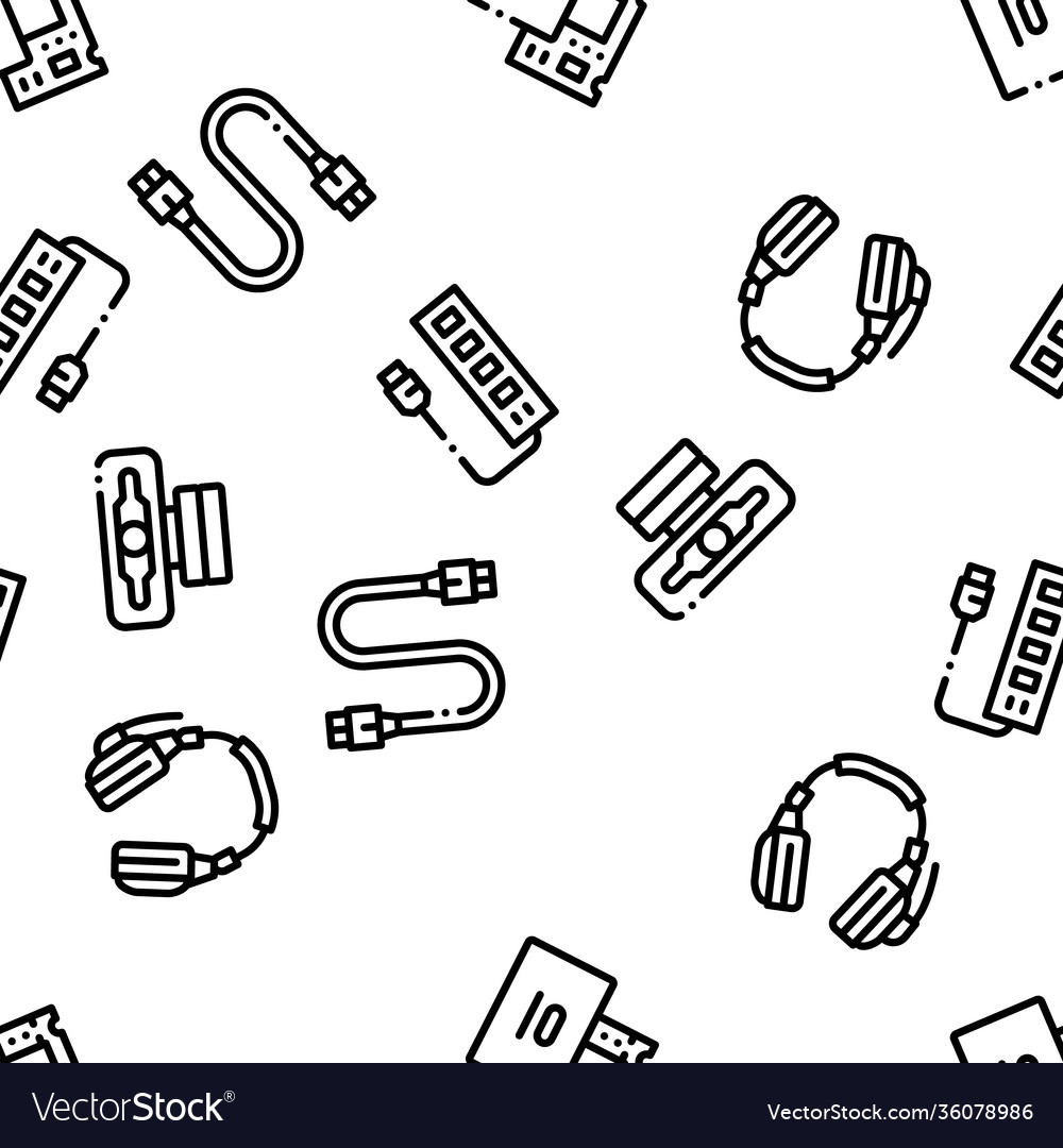 Computer technology seamless pattern