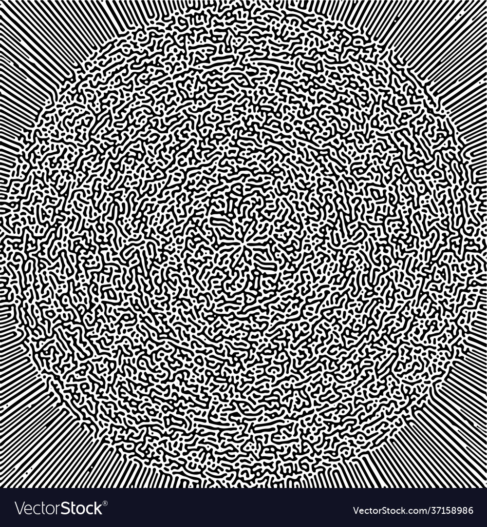Cyclic symmetric multiscale turing pattern
